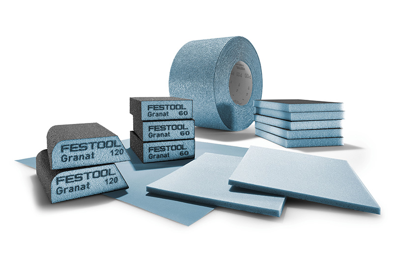 Samenstelling van verschillende schuurmaterialen