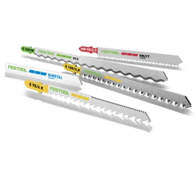 Application des lames de scie sauteuse Festool