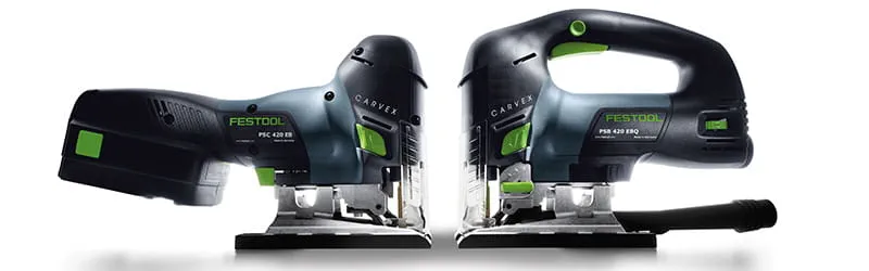 Scies sauteuses Festool PSC et PSB