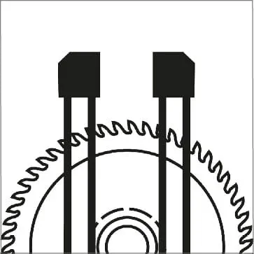 Tandvormen - vlaktand met wisselende afschuining