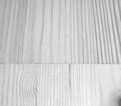 Effet structuré en comparaison avec une surface lisse