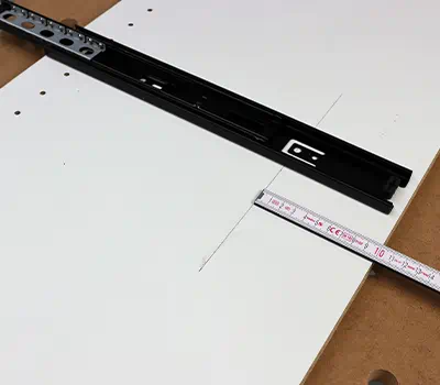 Achterste gatenrij boren