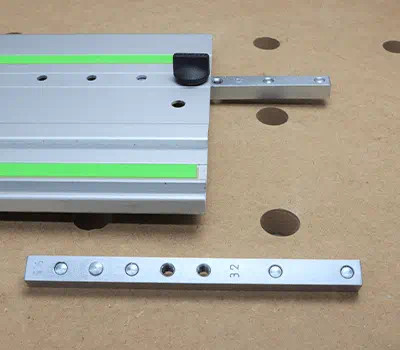 Lengteaanslagen bevestigen