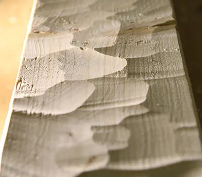 Met de hand bewerkt effect