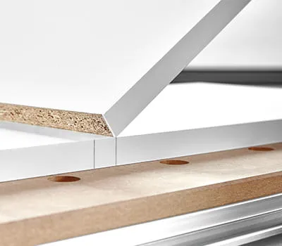 Legplank positioneren