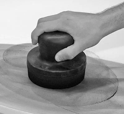 Premier ponçage intermédiaire