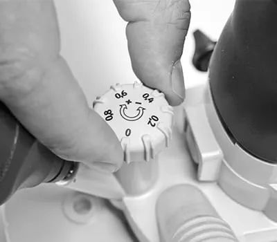 Freesdiepte instellen