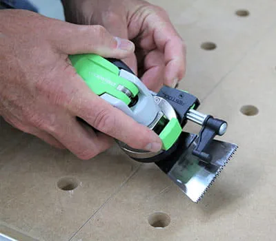 Diepteaanslag monteren