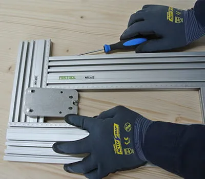 Verbindingsstukken plaatsen