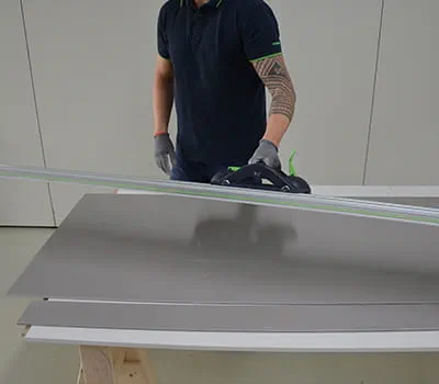 Geleiderail losmaken