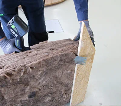 Schuine zaagsnede uitvoeren