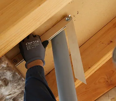 Duimstok verwijderen.