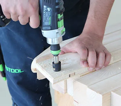 Plankverbindingsstrips voorboren