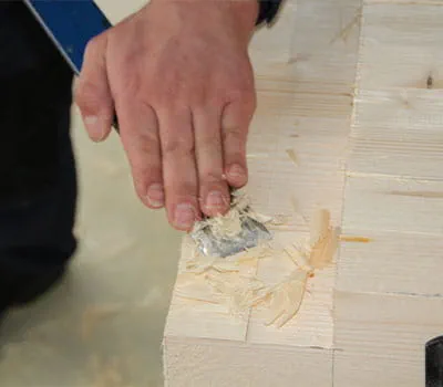 Nettoyage de l'enture