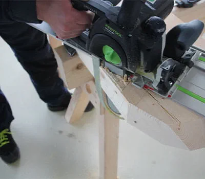 Moisage des arêtiers