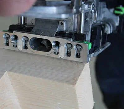 Liaison entre poteaux et traverses