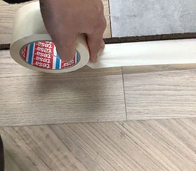 Mettre un crêpe de protection