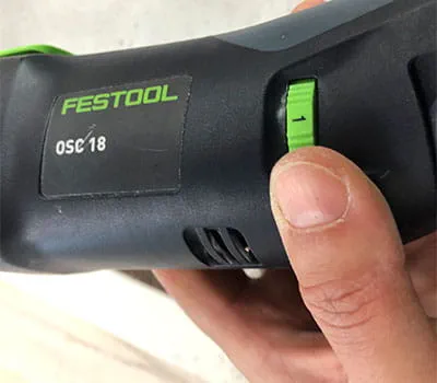 Régler l'outil oscillant