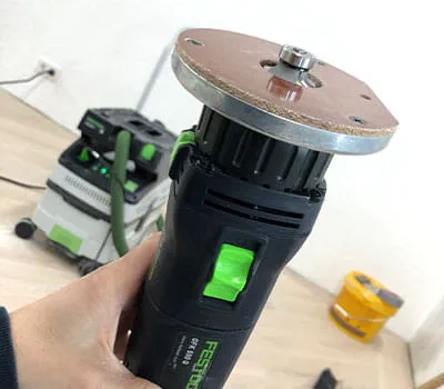 Régler le rayon souhaité