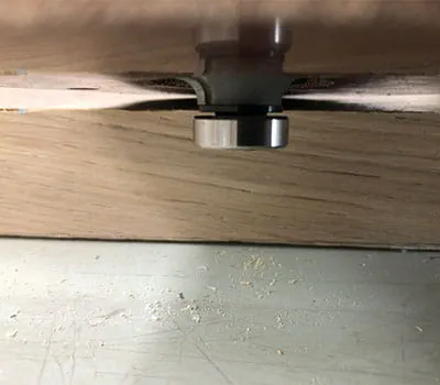 Réglage de la profondeur de fraisage