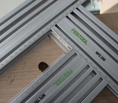 Uitrichting van de sjabloon