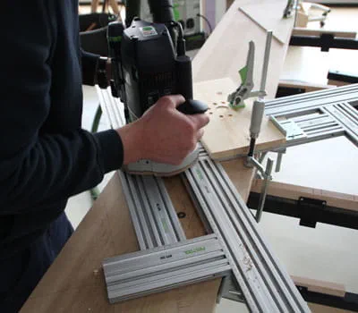 Frezingen in de trapwangen