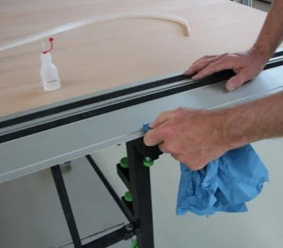 Splinterbescherming vervangen