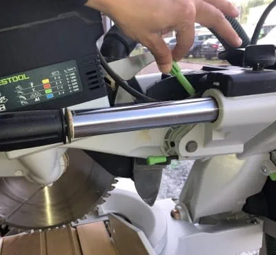 Réglage de la profondeur d'entaillage/1