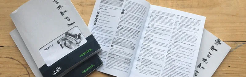 Notices d'utilisation Festool