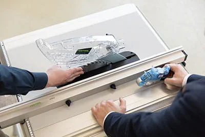 De SawStop-technologie in de Festool- tafelcirkelzaag TKS 80
