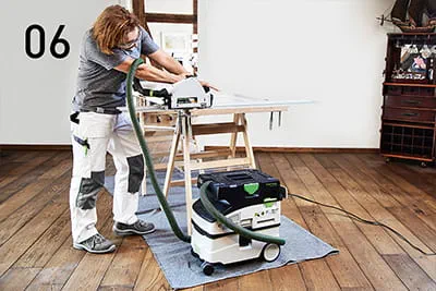 Op maat zagen met de Festool TSC 55