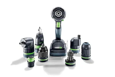 Snellere werkvoortgang met het Centrotec-snelwisselsysteem en de FastFix-voorzetstukken. Zonder gereedschap.