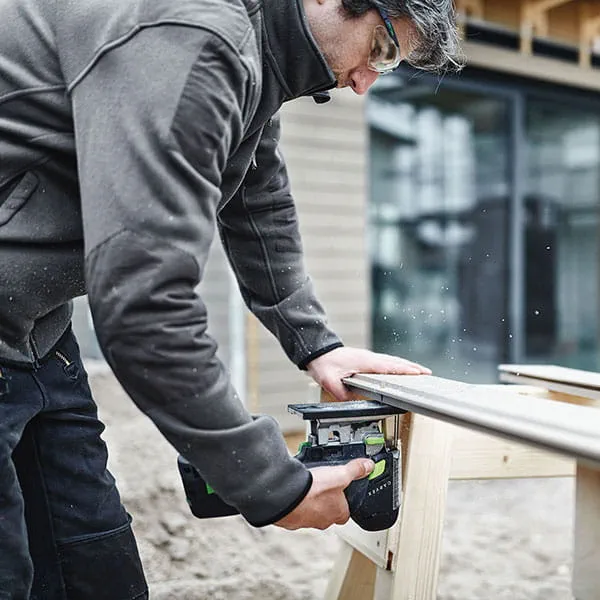De accu-decoupeerzaag CARVEX PS 420 van Festool