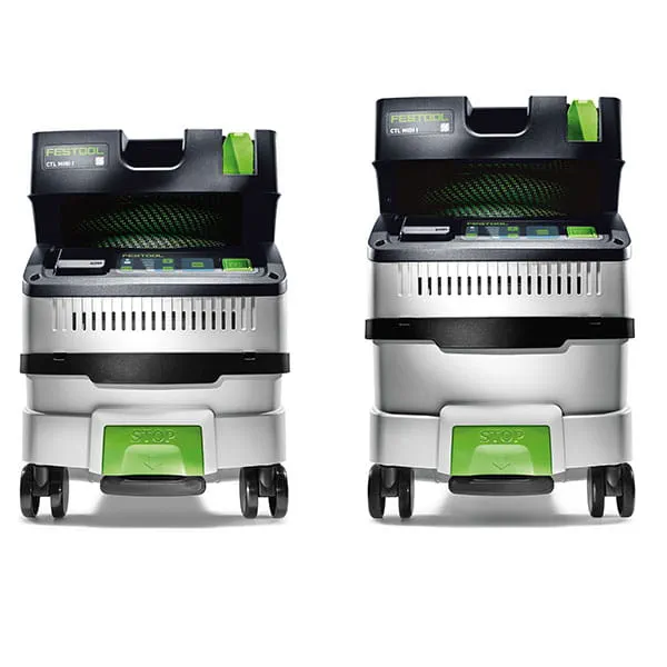 De mobiele stofzuigers CT Mini en CT Midi van Festool