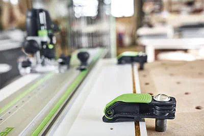 De nieuwe Festool-geleiderail FS 2.0 met MFT-snelspanklem