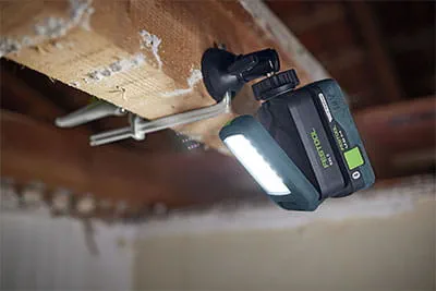 SYSLITE KAL C draadloze werklamp en SYSLITE KBS C draadloze spot