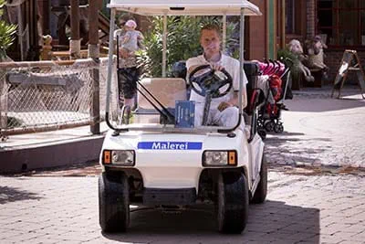 Schilderwerkzaamheden in Europa-Park