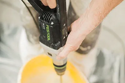 De Festool-machines in actie