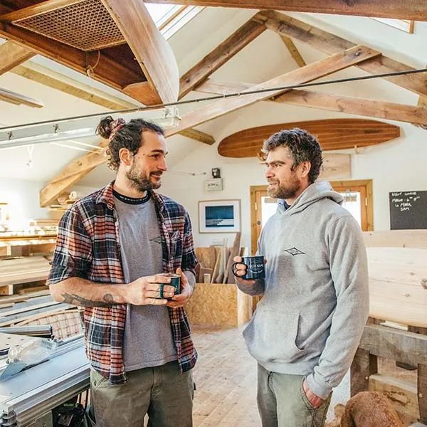 Les deux fondateurs de Lignum