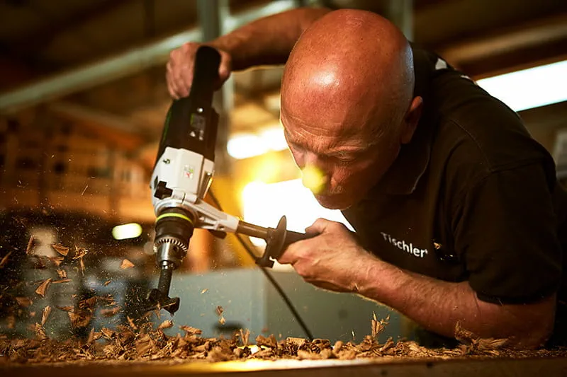 De mobiele stofzuiger van Festool in actie