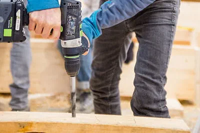 De Festool accu-schroefboormachine in actie